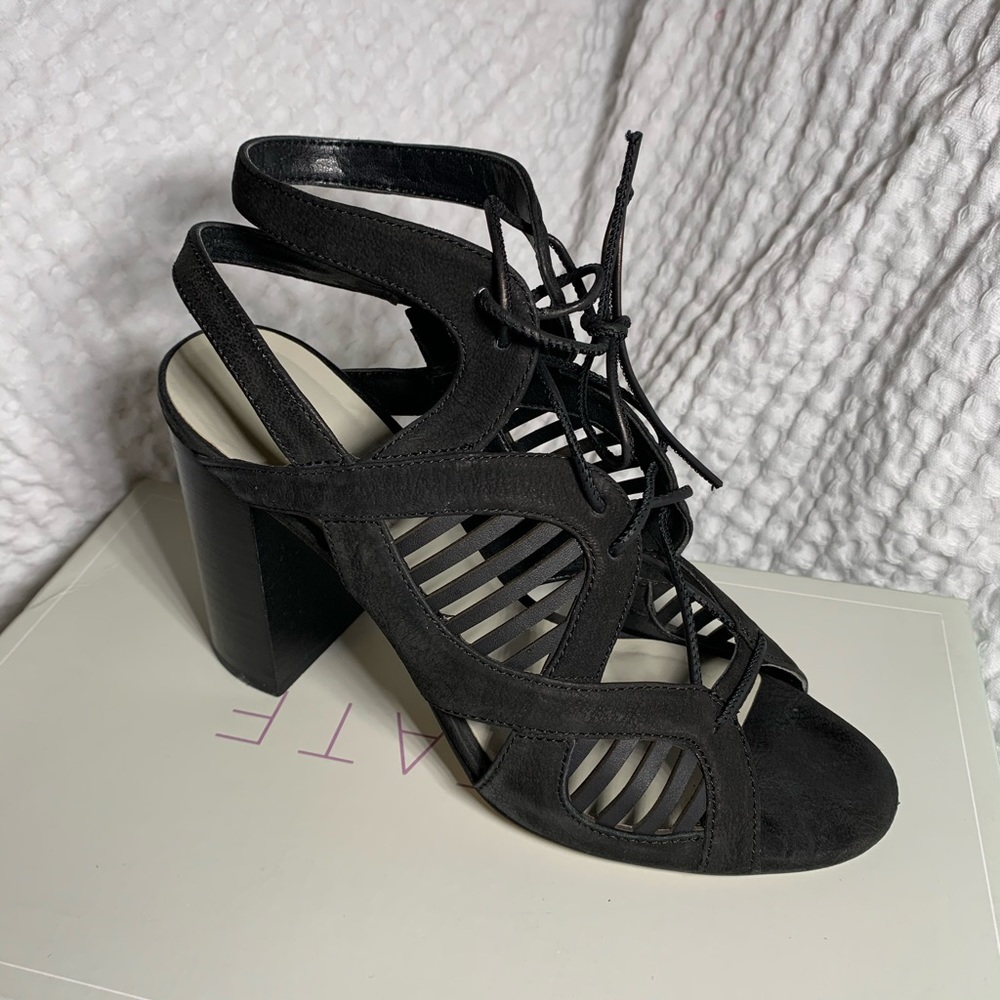 1 State lace front heel